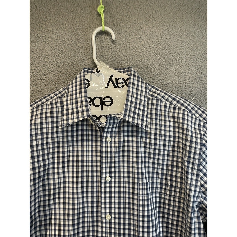 Stafford Long Sleeve  Men's Dress Shirt‎ 16Plaid